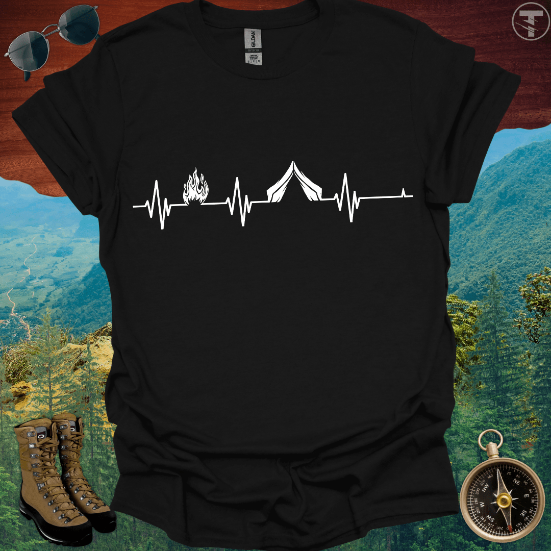 Campfire Heartbeat T-Shirt