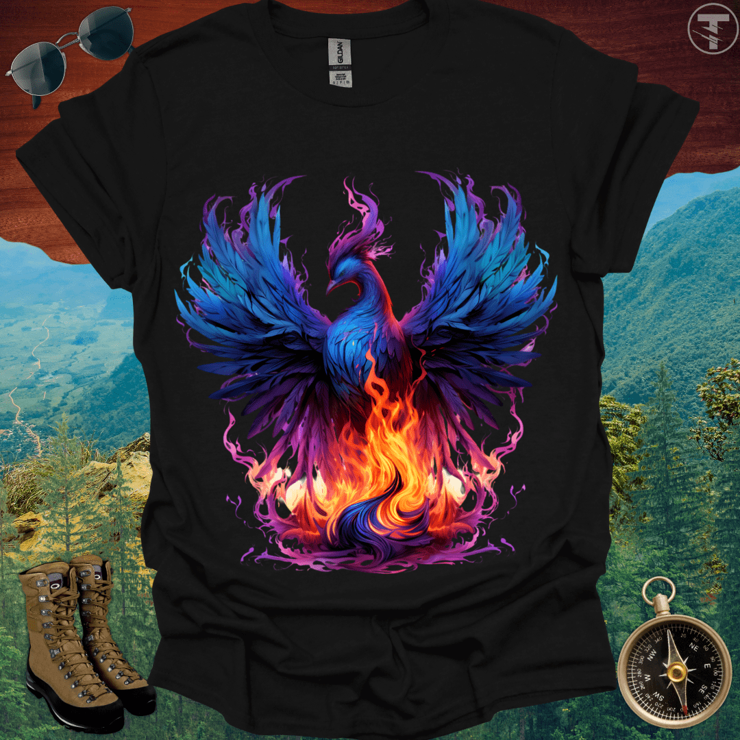 Blue Heat Phoenix T-Shirt