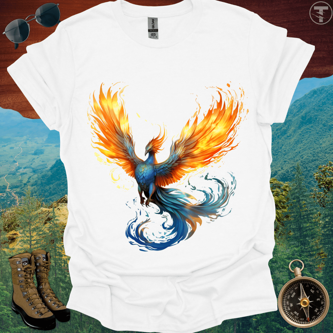 Fire and Ice Phoenix T-Shirt