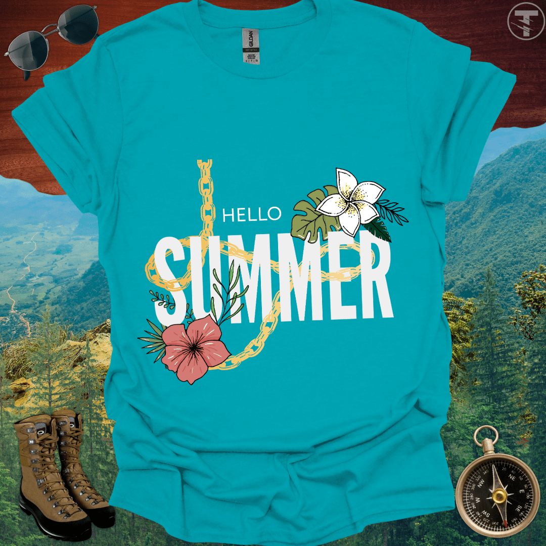 Hello Summer Floral T-Shirt
