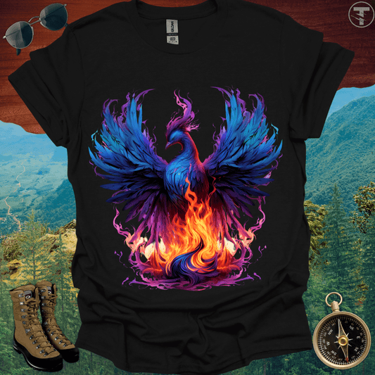 Blue Heat Phoenix  T-Shirt