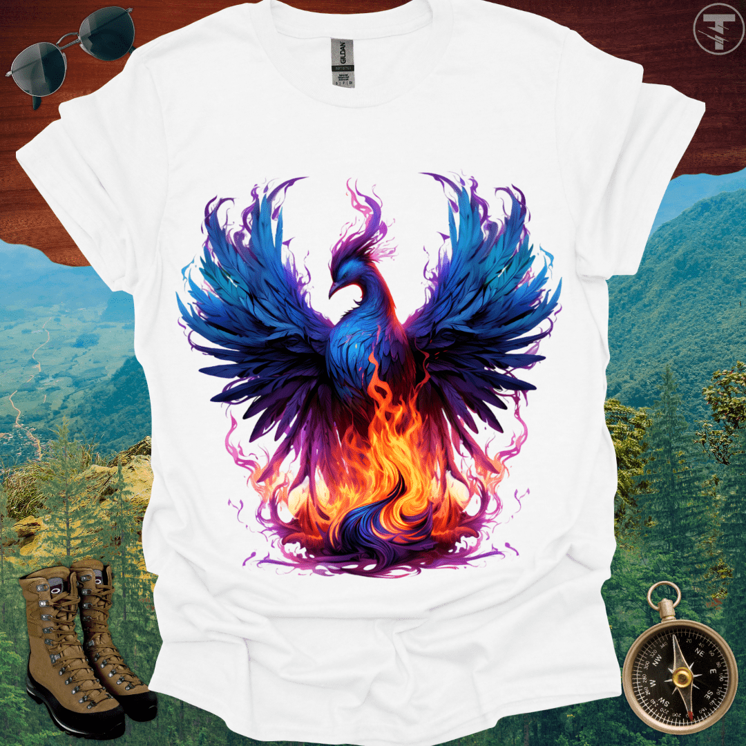 Blue Heat Phoenix  T-Shirt